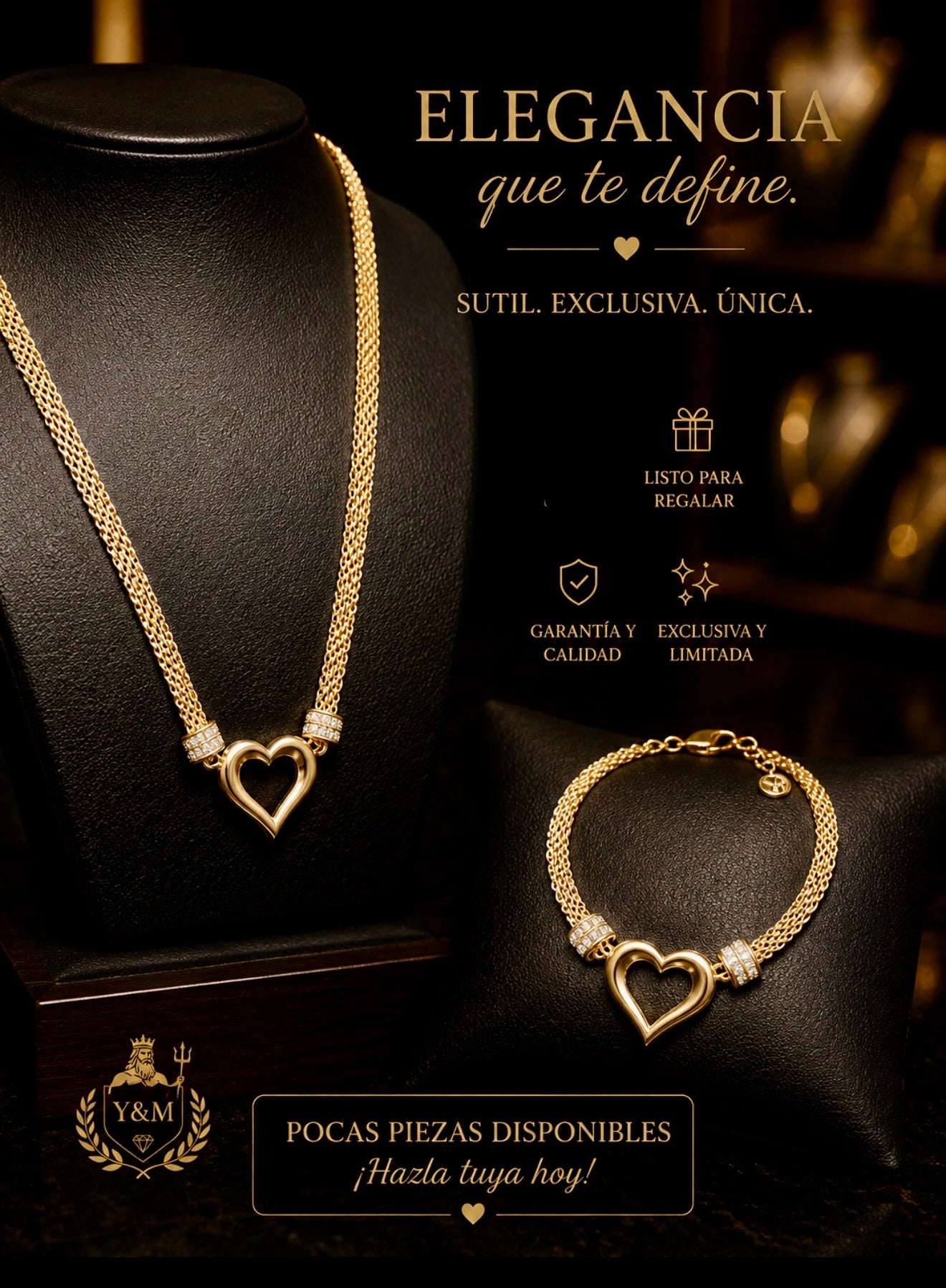 Set  de corazon